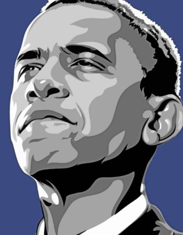 Barack Obama Illustration Paint By Numbers