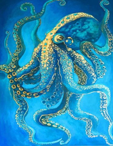 Seaside Octopus Exploration Paint By Numbers