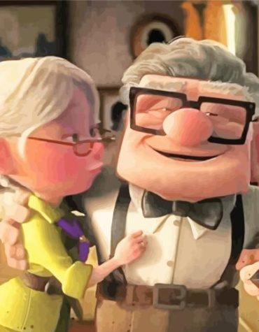 Up Movie Carl And Ellie Paint By Numbers