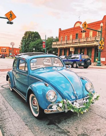 Vintage Blue Volkswagen Car Paint By Numbers