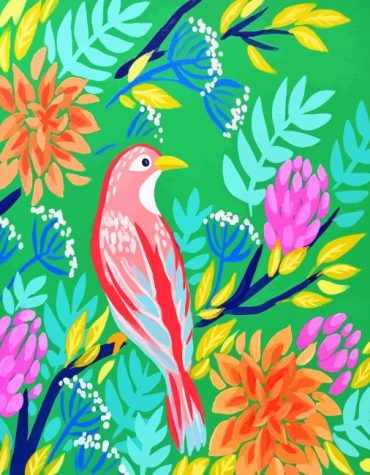 Easy Bird Paint By Numbers