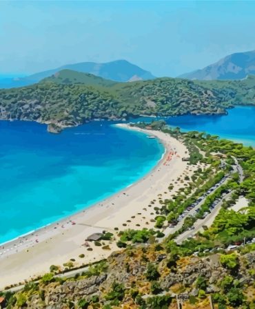 Oludeniz Sea View Paint By Numbers