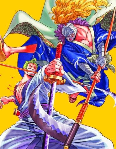 Zoro vs Killer Anime Paint By Numbers