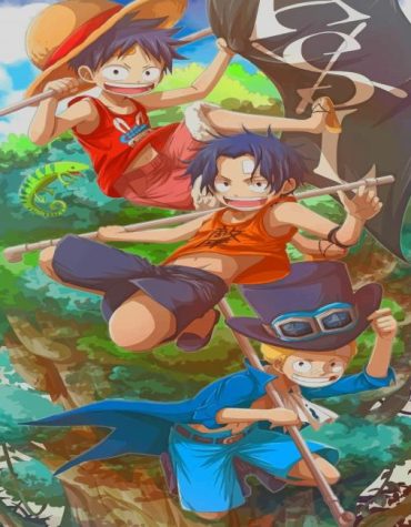 One Piece Anime Paint By Numbers