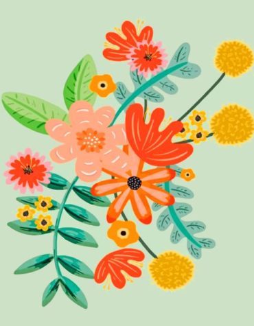 Floral Blooms Paint By Numbers