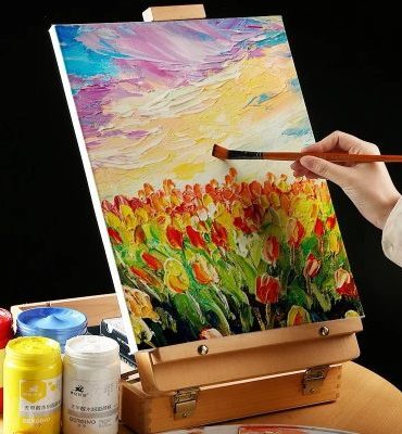 Wooden Art Stand Paint By Numbers