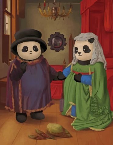 Panda Duo Paint By Numbers