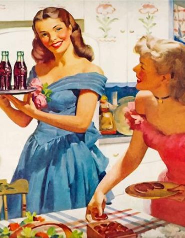 Vintage Party Women Paint By Numbers