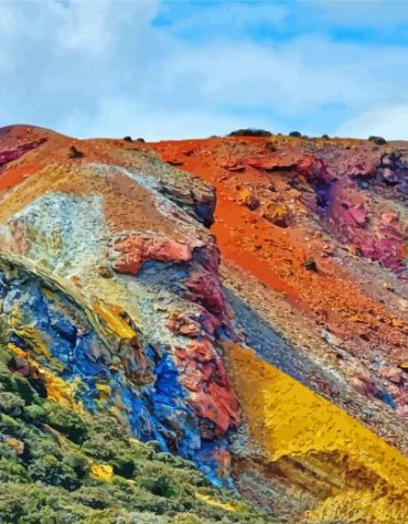 Colorful Parys Mountain Paint By Numbers
