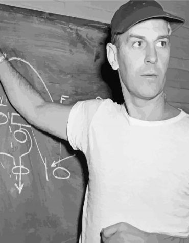 Paul Brown Football Icon Paint By Numbers