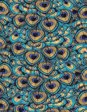 Colorful Peacock Feather Paint By Numbers