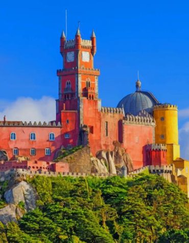 Explore Pena National Palace Paint By Numbers