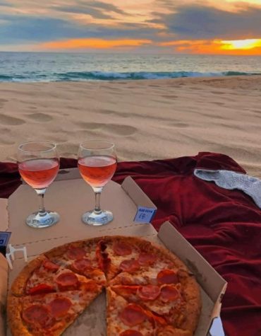 Romantic Beach Sunrise Paint By Numbers