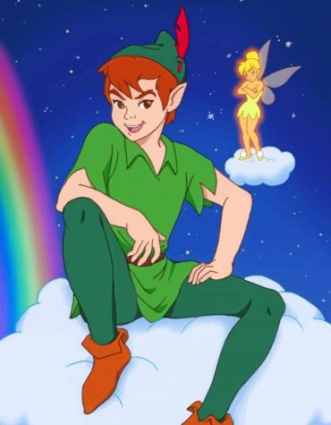 Peter Pan and Tinkerbell Disney Paint By Numbers