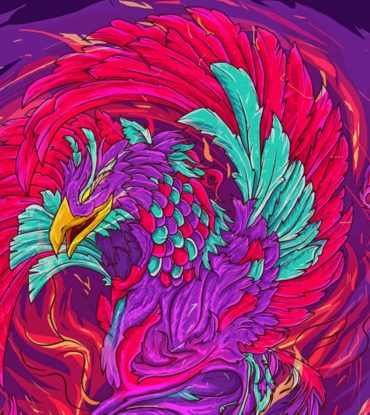 Majestic Phoenix Bird Paint By Numbers