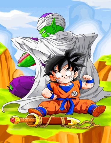 Piccolo and Gohan Dragon Ball Z Paint By Numbers