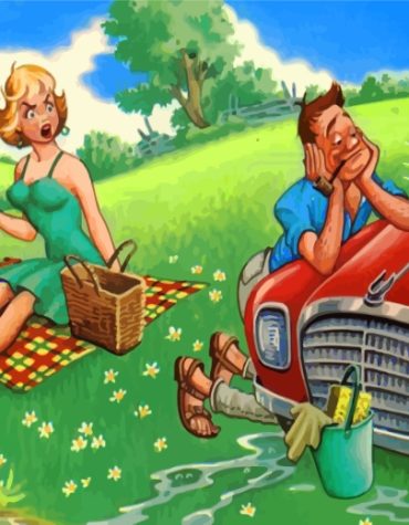 Women's Picnic Delight Paint By Numbers