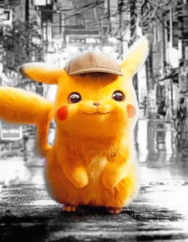 Pikachu Yellow Pokemon Paint By Numbers