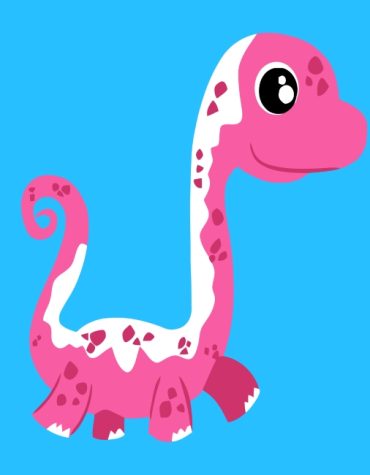 Pink Dinosaur Adventure Paint By Numbers