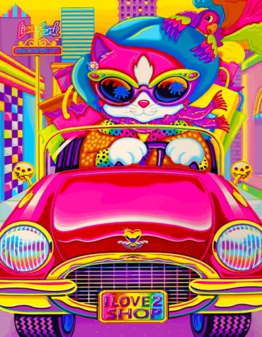 Kitty Car Adventure Paint By Numbers