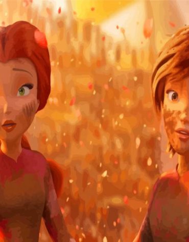 Pixie Hollow Characters Adventure Paint By Numbers