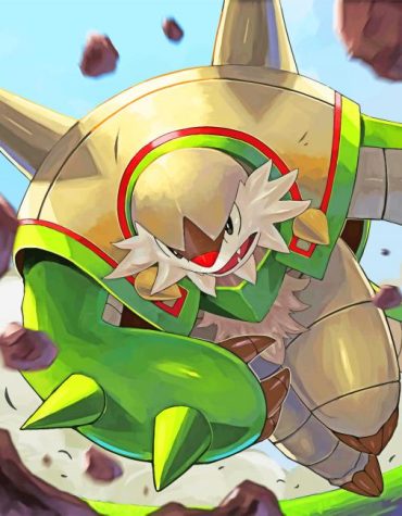 Chesnaught Anime Adventure Paint By Numbers