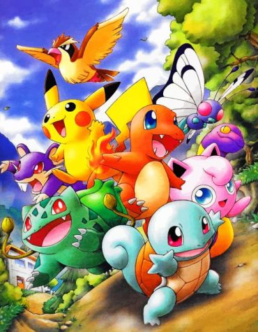 Pokemon Adventures Paint By Numbers