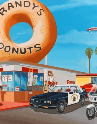 Dragons Eating Doughnuts Paint By Numbers