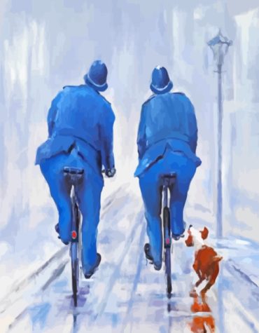 Police Officer and Canine Companions Paint By Numbers