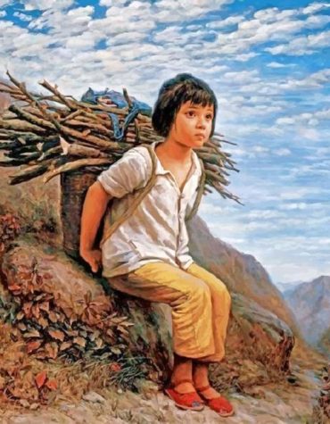 Vintage Girl Paint By Numbers