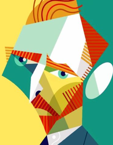 Colorful Van Gogh Pop Art Paint By Numbers