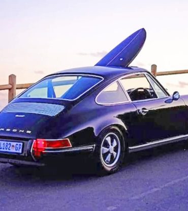 Vintage Black Porsche 911 Paint By Numbers
