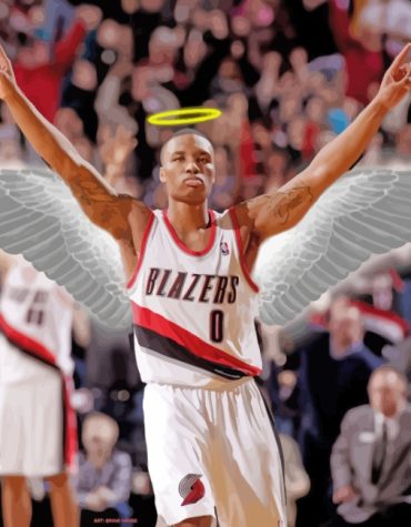 Portland Trail Blazers Basketball Paint By Numbers