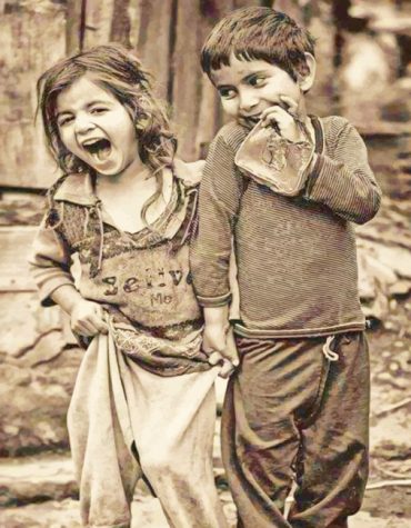 Poverty and Happiness Vintage Paint By Numbers