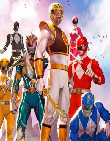 Power Rangers Superhero Paint By Numbers