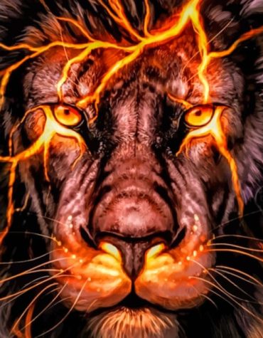 Majestic Lion Paint By Numbers