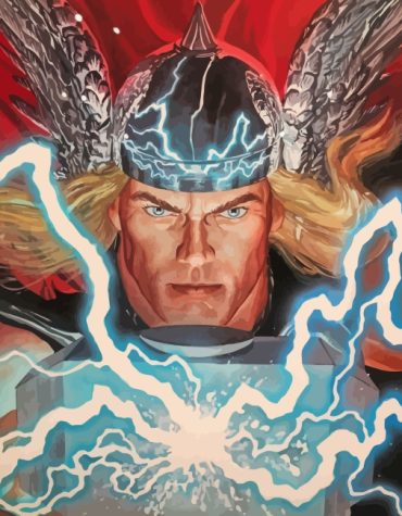 Thor Marvel Hero Paint By Numbers