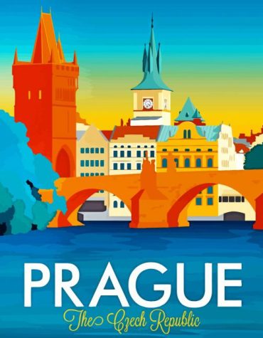Prague Cityscape Czech Republic Paint By Numbers