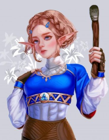 Princess Zelda Gaming Paint By Numbers