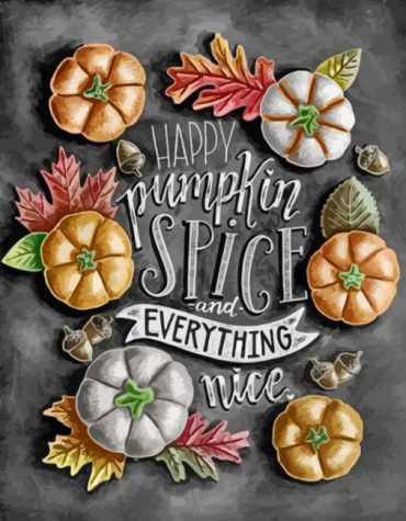 Pumpkin Calligraphy Quotes Paint By Numbers