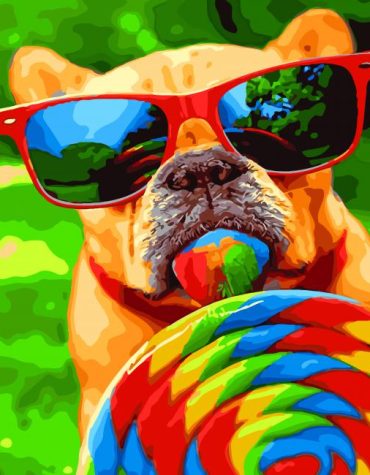 Puppy and Woman Art Paint By Numbers