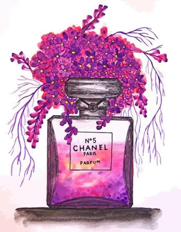 Chanel Perfume Bottle Paint By Numbers