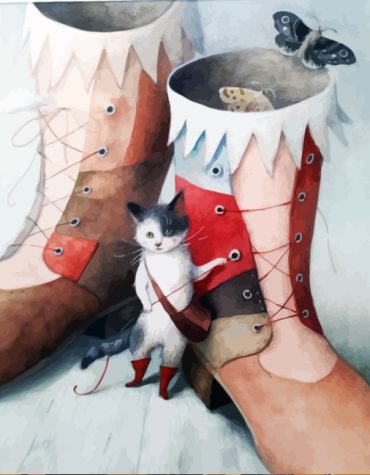 Puss in Boots Cat Paint By Numbers