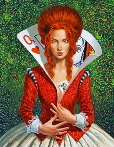 Queen Of Hearts Woman Paint By Numbers