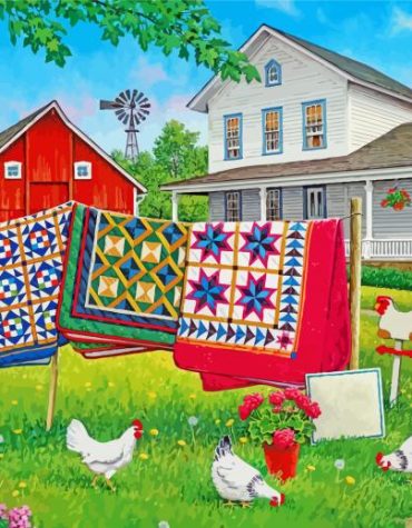 Charming Barn Quilts Paint By Numbers