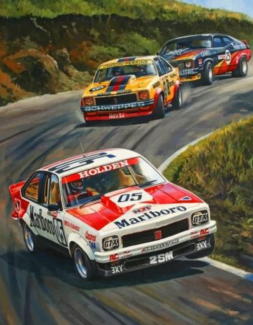 Racing Car Adventure Paint By Numbers