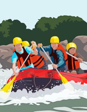 Rafting Sports Adventure Paint By Numbers