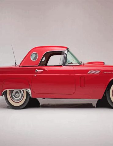 Classic 1957 Thunderbird Paint By Numbers