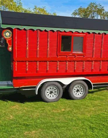 Gypsy Wagon Adventure Paint By Numbers