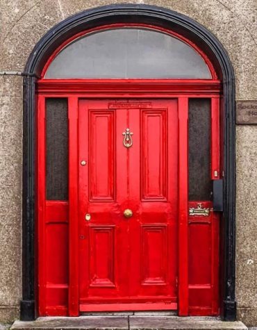 Red Door Charm Paint By Numbers